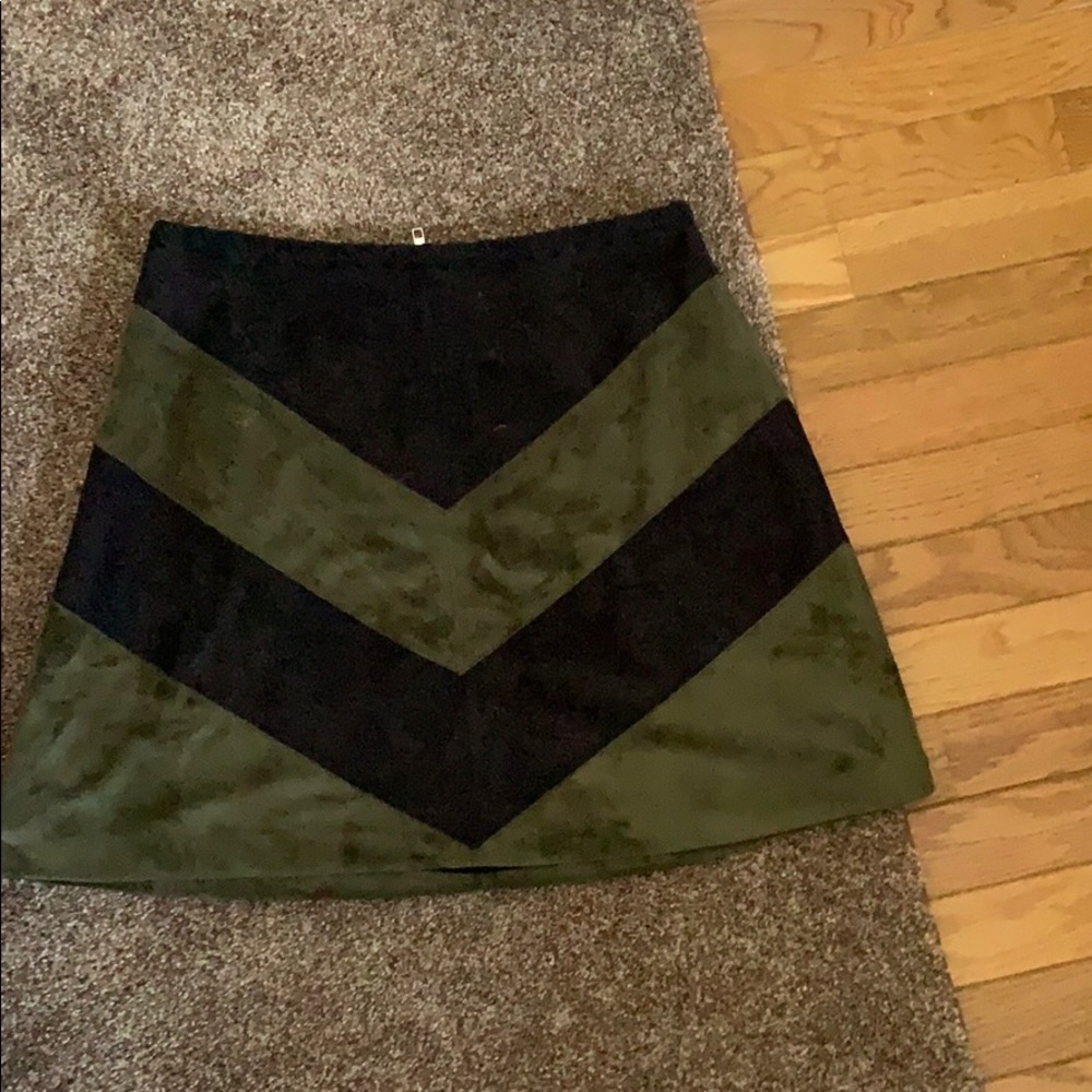 Suede Skirt